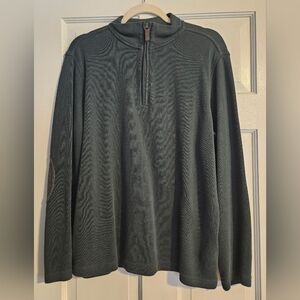 Banana Republic Elbow Patch 1/4 zip sweater